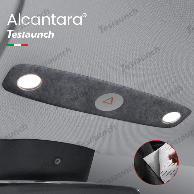 Cubierta de luz de lectura delantera Alcantara para 2024 Model 3 Highland –  TESLAUNCH