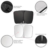 Model S(2012-2024)  Privacy Thermal Insulated Curtains Window Camping Sunshades for Tesla