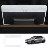 Plaid Silicone Central Screen Protector Frame for Tesla Model Y Juniper 2025+