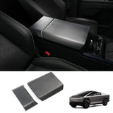 Center Control Armrest Covers (Carbon Fiber Pattern ABS) for Cybertruck (2 PCS)