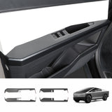 Front & Rear Door Armrest Overlays Covers (Carbon Fiber Pattern ABS) for Cybertruck (4 PCS)