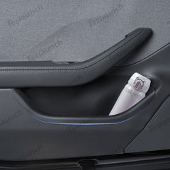 Boîte de rangement de fente de porte de silicone pour 2024 Model 3 Highland