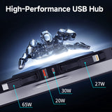 Center Console USB Hub for Tesla  Model Y Juniper 2025+/ Model 3 Highland 2024+