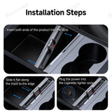 Center Console USB Hub for Tesla  Model Y Juniper 2025+/ Model 3 Highland 2024+