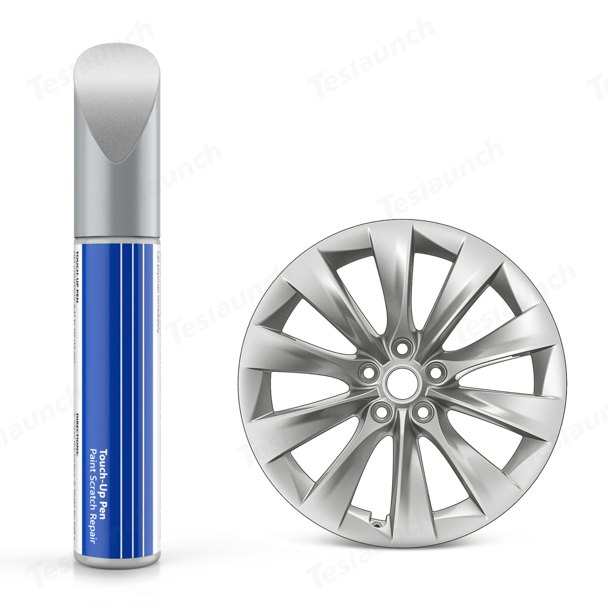 Wheel Rims Touch Up Paint for Tesla Model S- DIY Curb Rash Repair with Color-matched Touch Up Paint