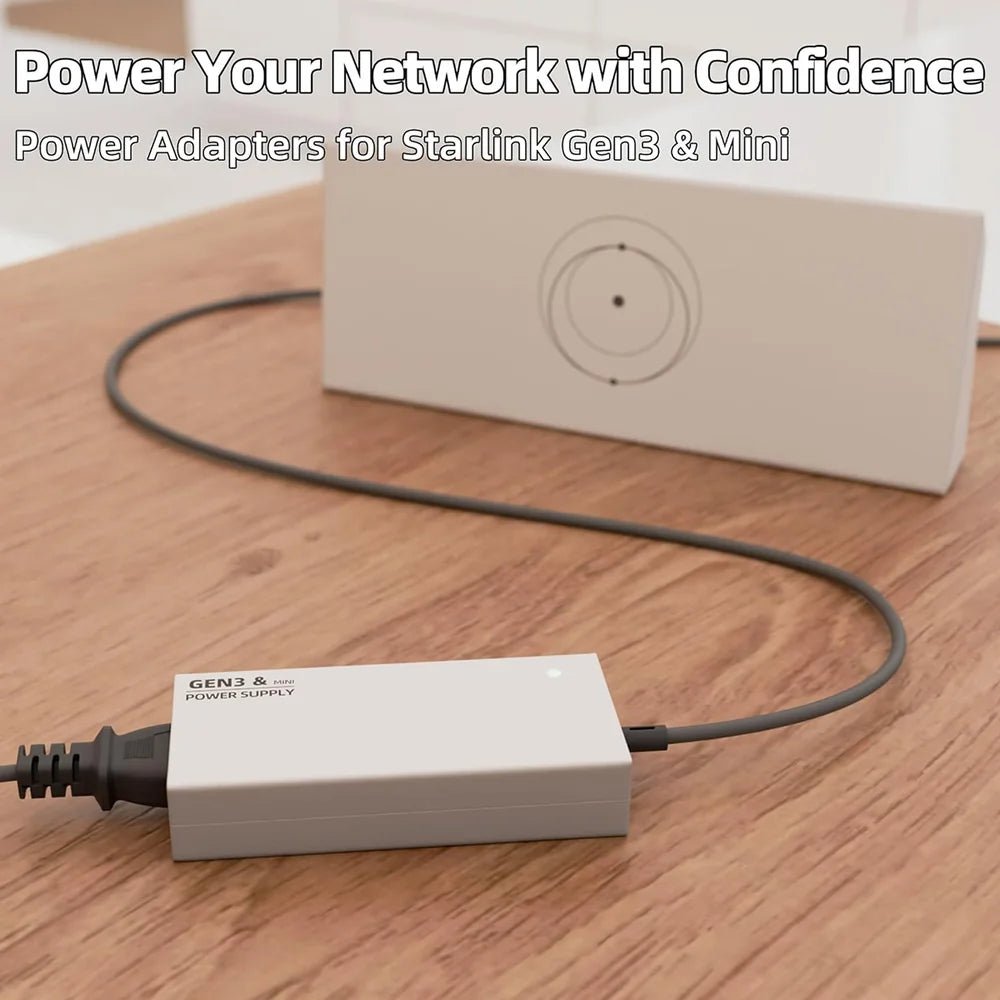100~240V AC to DC Power Supply Adapter for Starlink Gen 3 & Mini - T-Launch