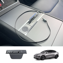 Center Console USB Hub Adapter for Tesla Model YL 6-Seater 2026+