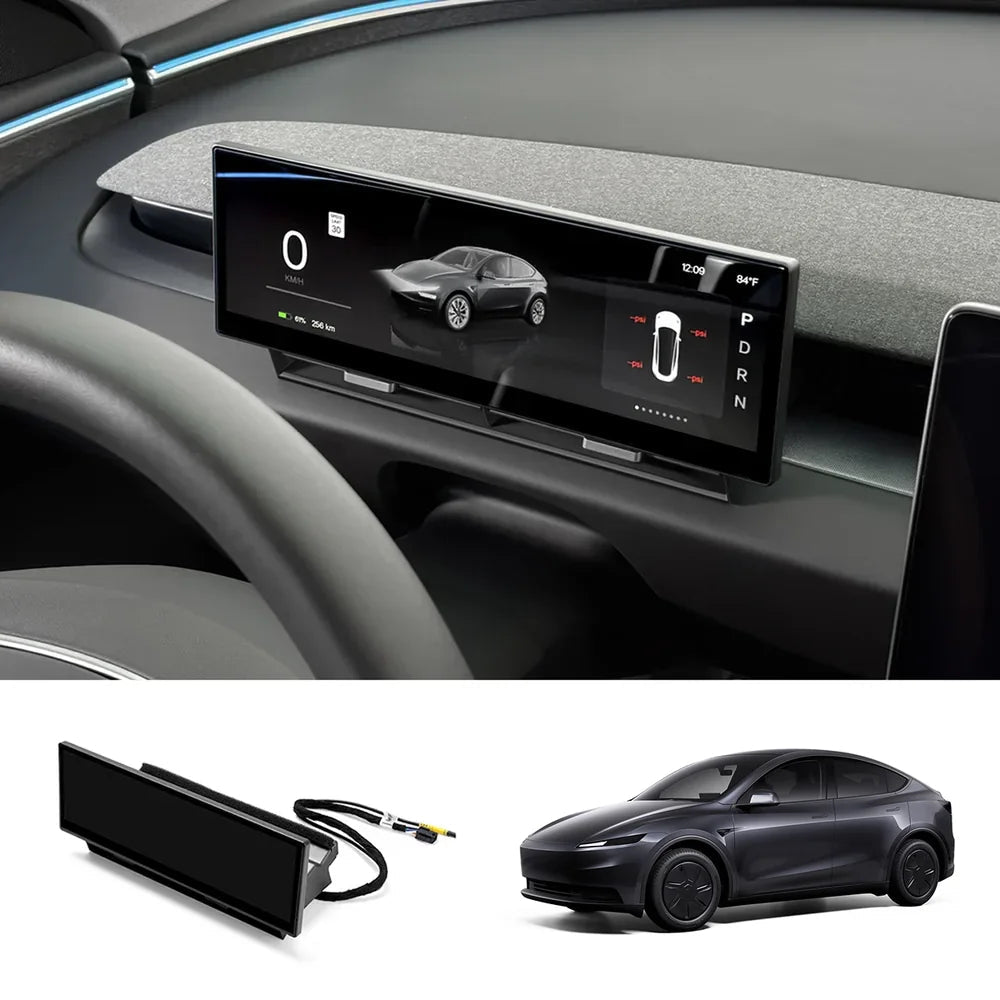 10.88" Large Instrument Cluster Head Up Display for Tesla Model Y Juniper Standard 2025+ - T-Launch