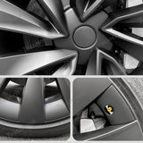 Helix 2.0 Style Wheel Hubcaps (Set of 4) for Tesla 2025+ Model Y Juniper 20'' Helix 2.0 Wheels