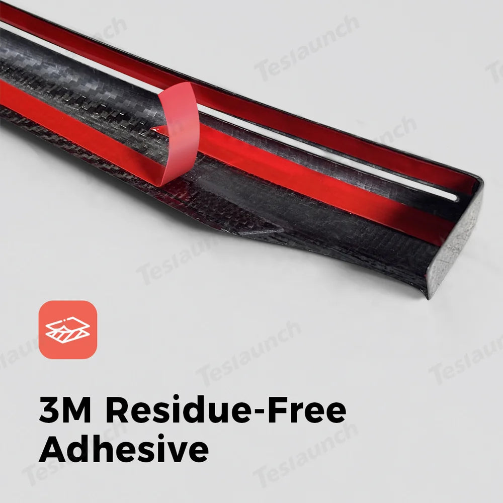 [Real Carbon Fiber] Door Trim Cover for Tesla Model Y Juniper 2025+ (4 Pcs)