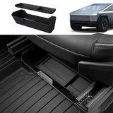 Front Under Seat Storage Box with Silicone Pad for Tesla Cybertruck