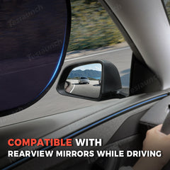 Static Cling Mesh Insulated Side Window Sunshade For Tesla Model Y