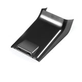 Rear Air Outlet Anti-kick Lower Cover for Tesla 2024 Model 3 Highland (Carbon Fiber Pattern ABS)