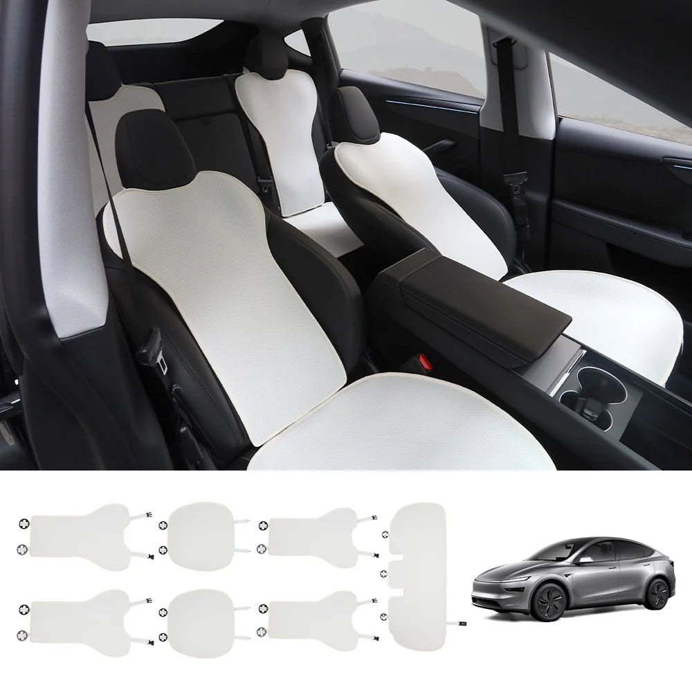 Ice Silk Breathable Air Mesh Seat Cushion for Tesla Model Y Juniper 2025+