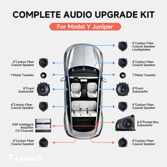 Complete Audio Upgrade System for Tesla Model Y Juniper - T-Launch