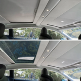 Vedettävä katto aurinkosuoja Tesla-malli 3/Y - Roll Kangas tyyli