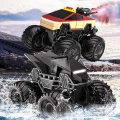 1:20 Scale Cybertruck-Inspired Amphibious RC Toy Car — 4WD Off-Road All-Terrain Truck - T-Launch