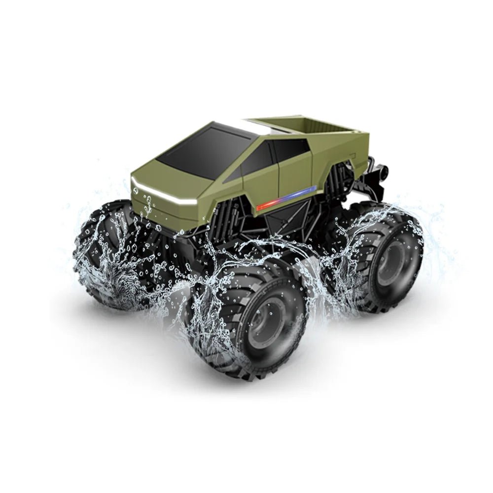 1:20 Scale Cybertruck-Inspired Amphibious RC Toy Car — 4WD Off-Road All-Terrain Truck - T-Launch