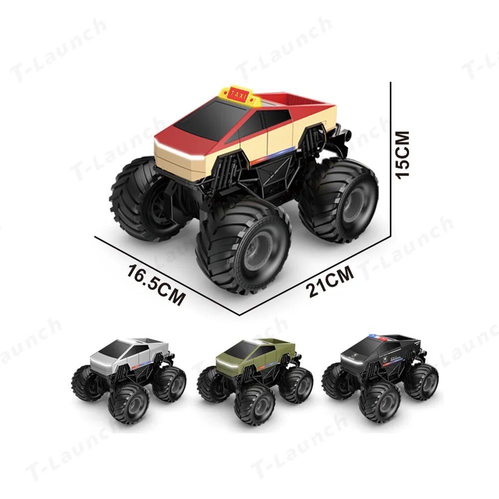 1:20 Scale Cybertruck-Inspired Amphibious RC Toy Car — 4WD Off-Road All-Terrain Truck - T-Launch