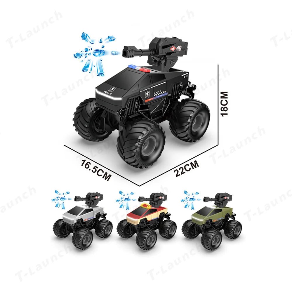 1:20 Scale Cybertruck-Inspired Amphibious RC Toy Car — 4WD Off-Road All-Terrain Truck - T-Launch