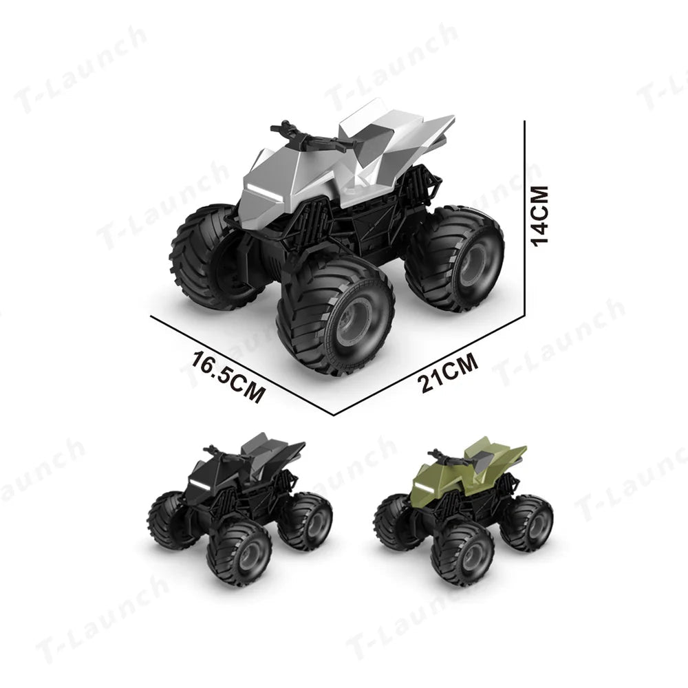 1:20 Scale Cybertruck-Inspired Amphibious RC Toy Car — 4WD Off-Road All-Terrain Truck - T-Launch