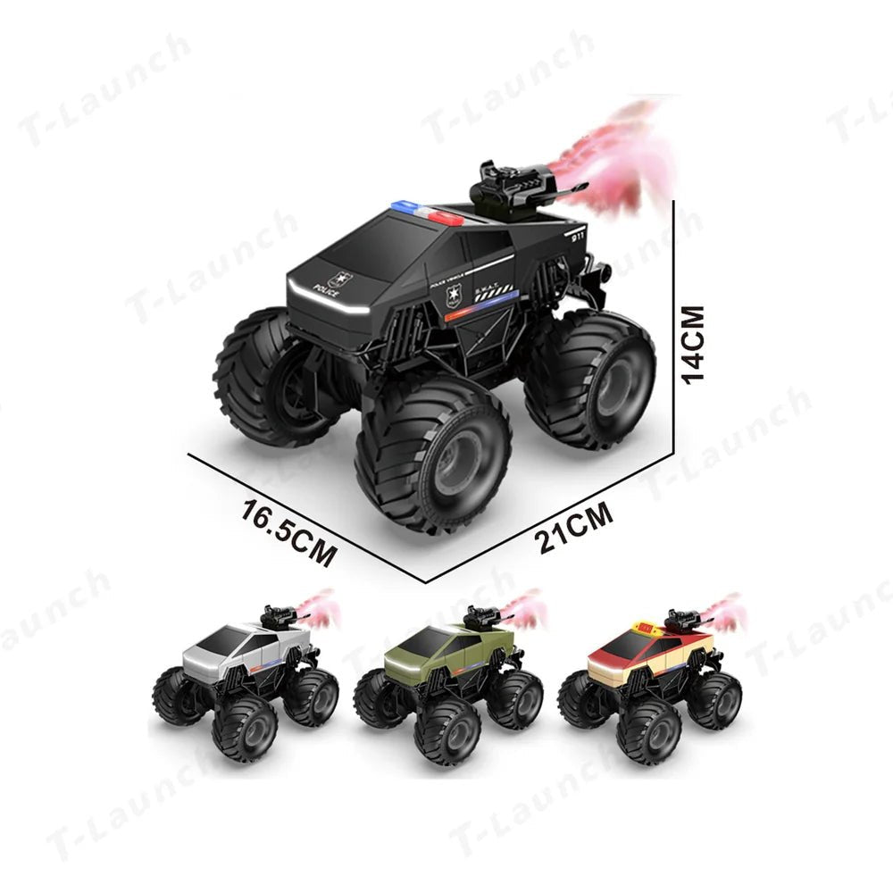1:20 Scale Cybertruck-Inspired Amphibious RC Toy Car — 4WD Off-Road All-Terrain Truck - T-Launch