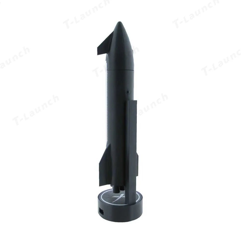 1:200 SpaceX Starship Rocket Model with LED Mist Flame Effect & Humidifier Function - T-Launch