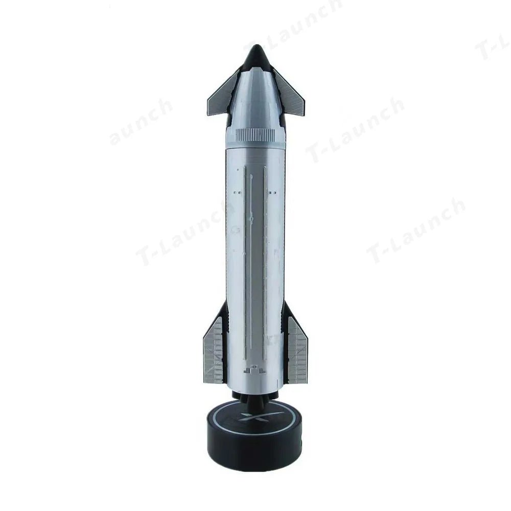 1:200 SpaceX Starship Rocket Model with LED Mist Flame Effect & Humidifier Function - T-Launch