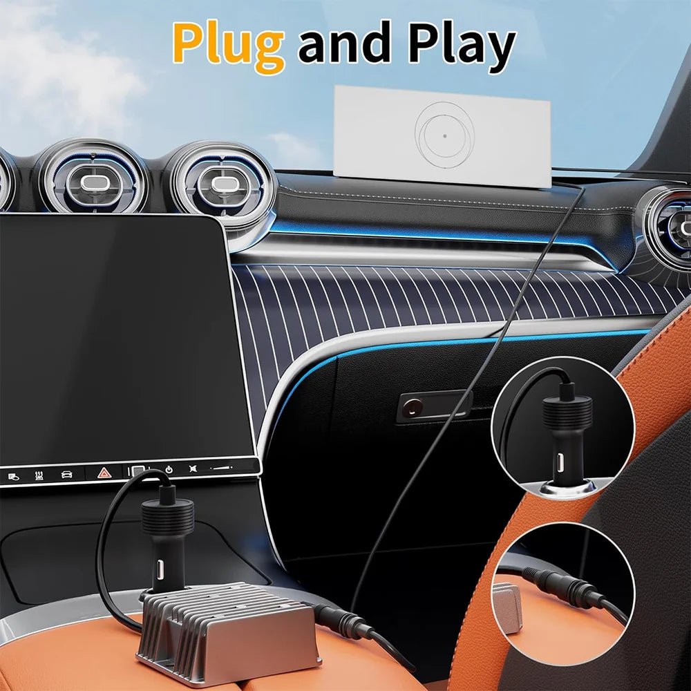 12V/24V to 57V Car Charger Step Up Converter with Female Plug for Starlink Gen 3 - T-Launch