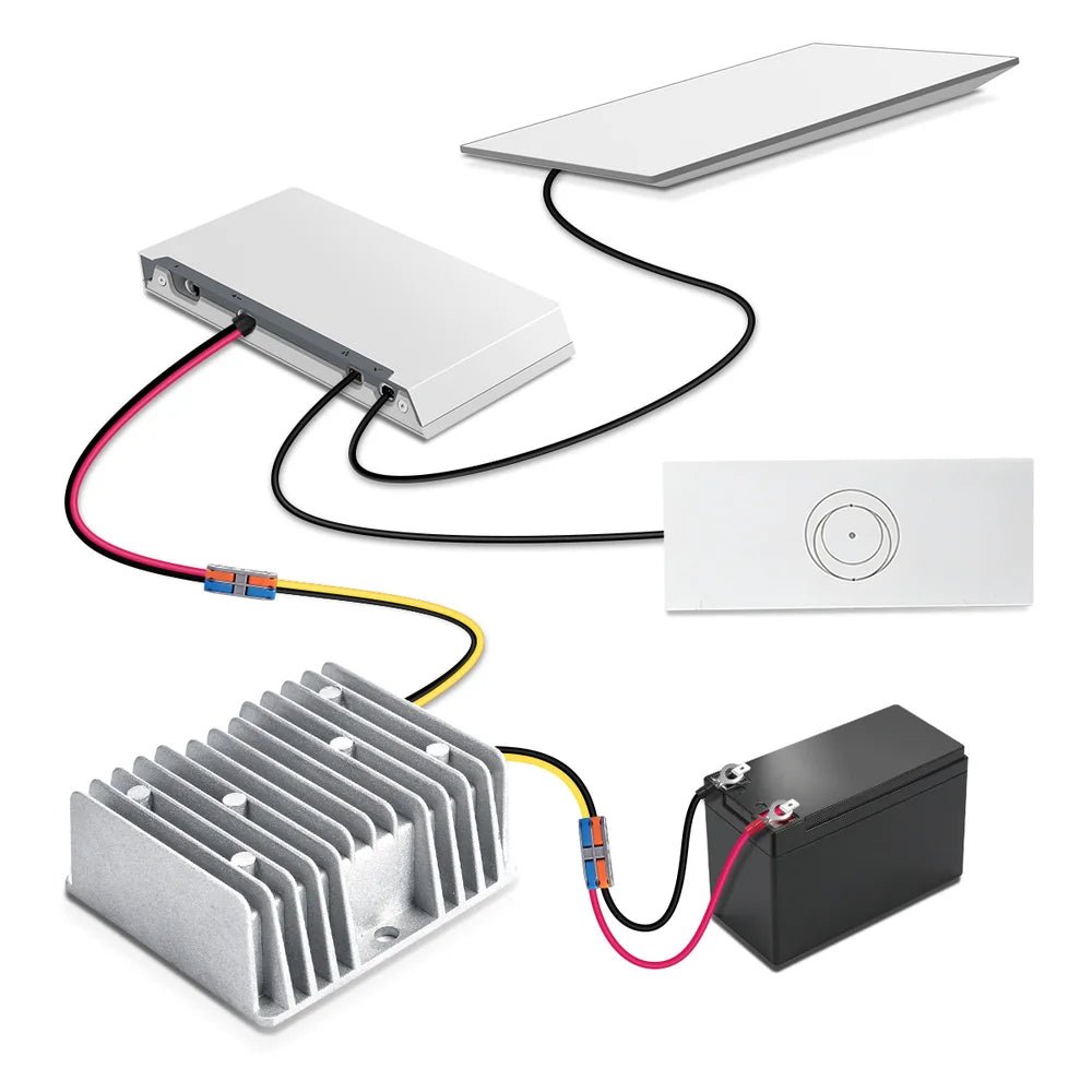 12V/24V to 57V DC Power Adapter for Starlink Gen 3 Performance - Ring Terminal - T-Launch