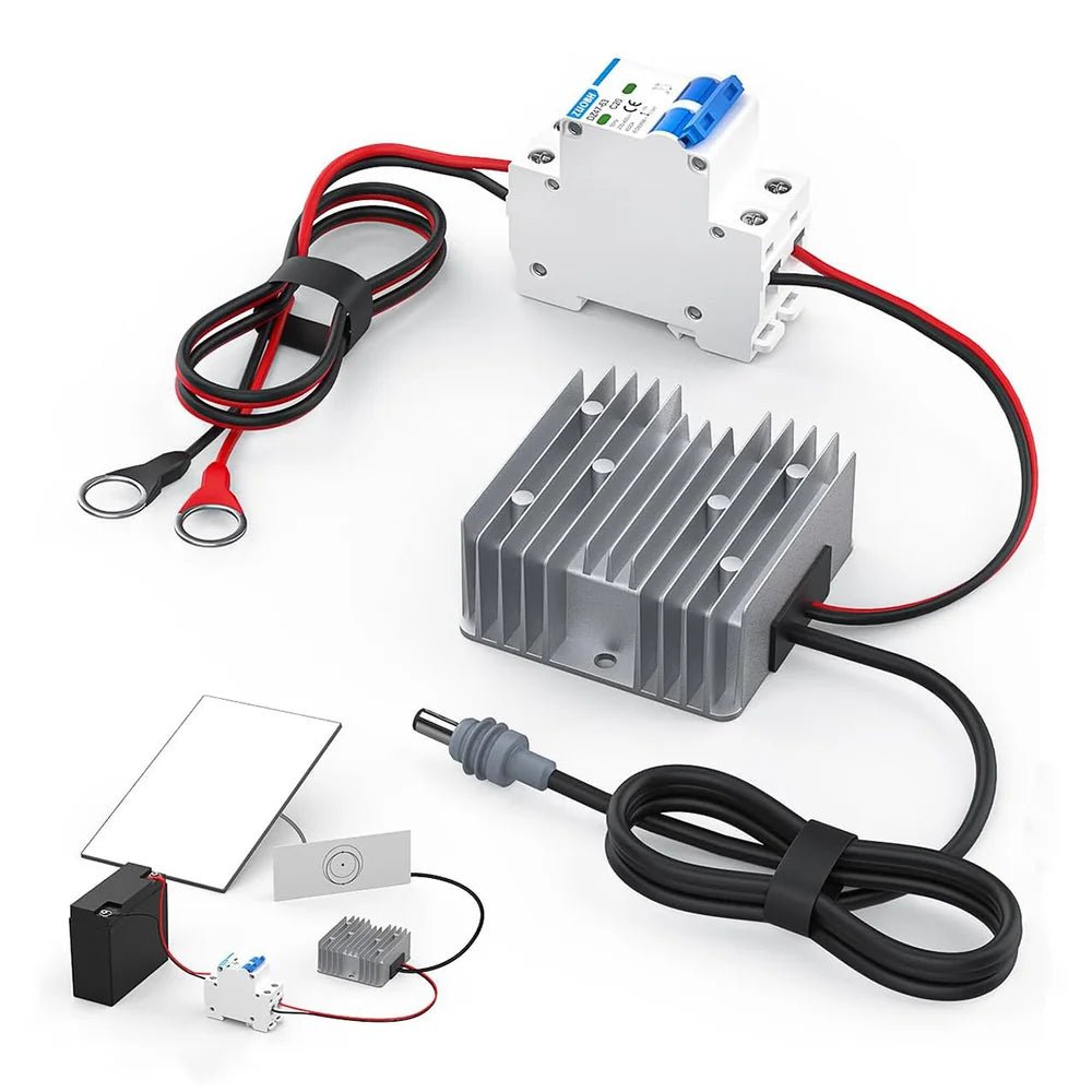 12V/24V to 57V Power Adapter with Switch for Starlink Gen 3 – Ring Terminal - T-Launch