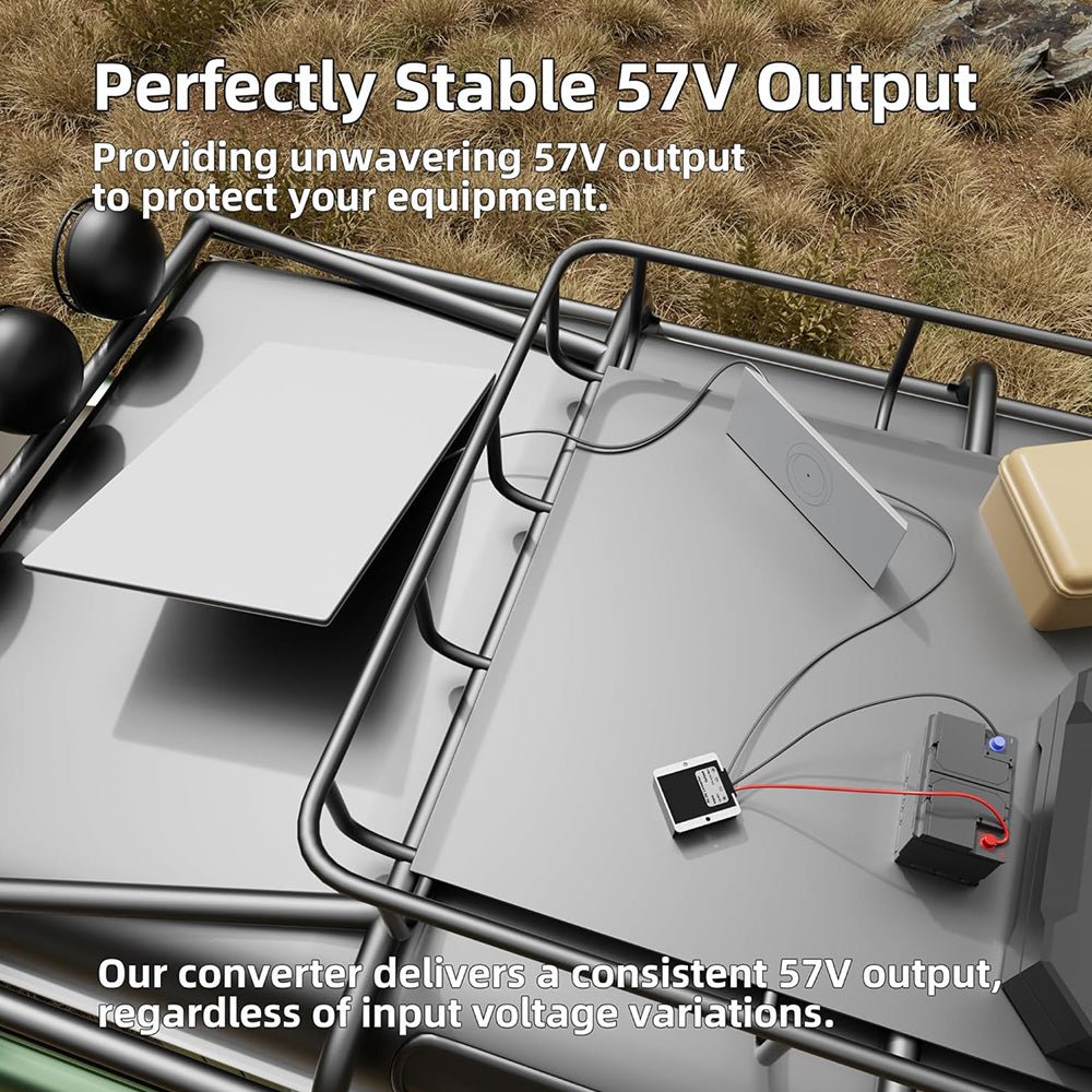 12V/24V to 57V Power Supply Adapter with DC Plug for Starlink Gen 3 - T-Launch