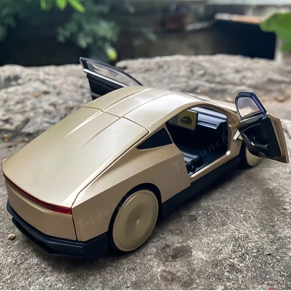 1:32 Cybercab Autonomous Robotaxi Alloy Diecast Model Car - T-Launch