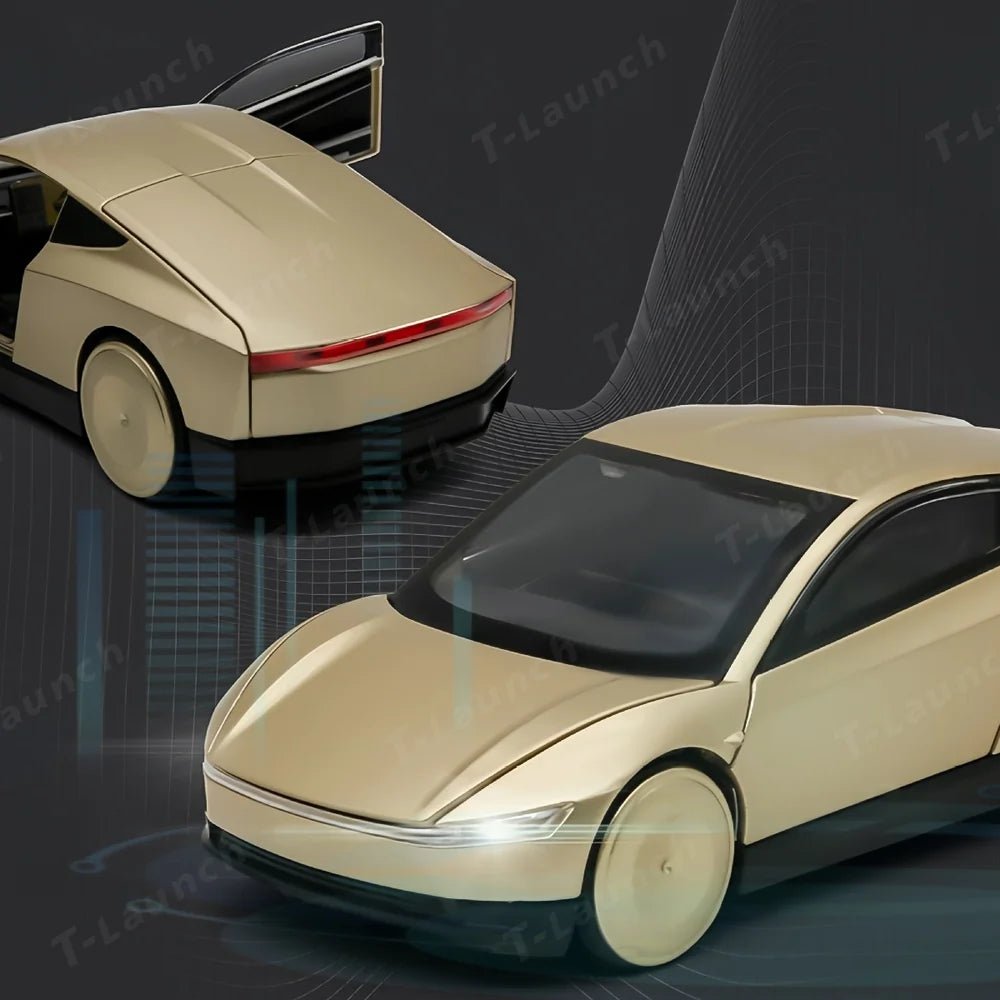 1:32 Cybercab Autonomous Robotaxi Alloy Diecast Model Car - T-Launch