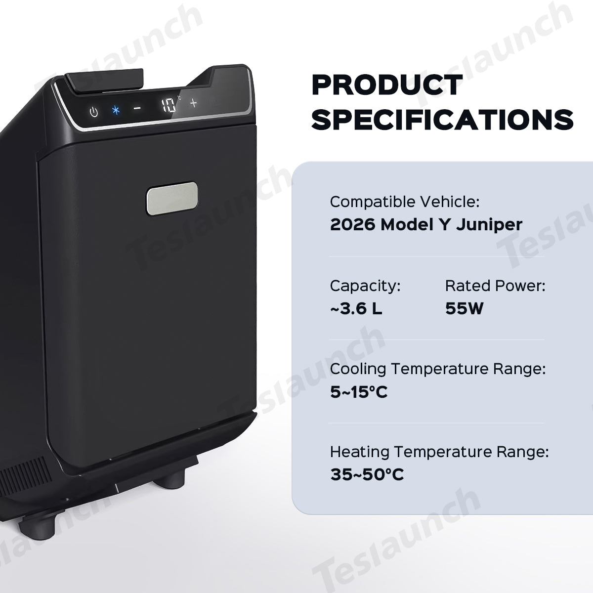 Rear Seat Refrigerator for 2026 Model Y Juniper