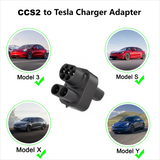 Model 3/Y/S/X CCS2 til Tesla Adapter laddar