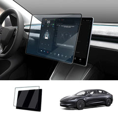 15.4" Front 9H Tempered Glass Screen Protector for Tesla Model 3 Highland Standard / Model Y Juniper Standard 2025+ - T-Launch