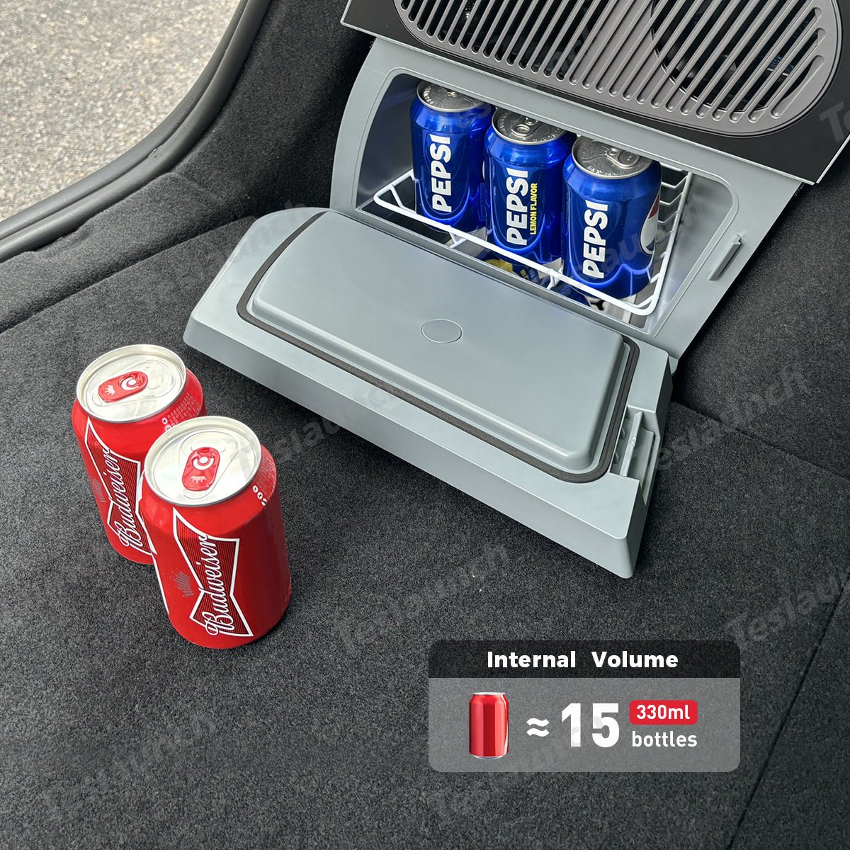 15L Hidden Rear Trunk Refrigerator – Compressor Cooler for Tesla Model Y 5 Seats - T-Launch