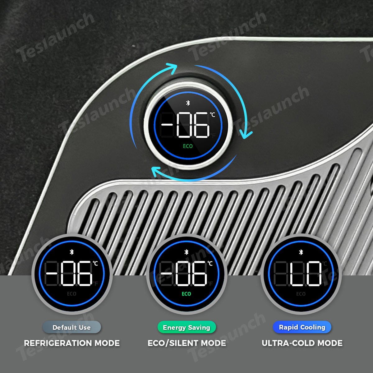 15L Hidden Rear Trunk Refrigerator – Compressor Cooler for Tesla Model Y 5 Seats - T-Launch