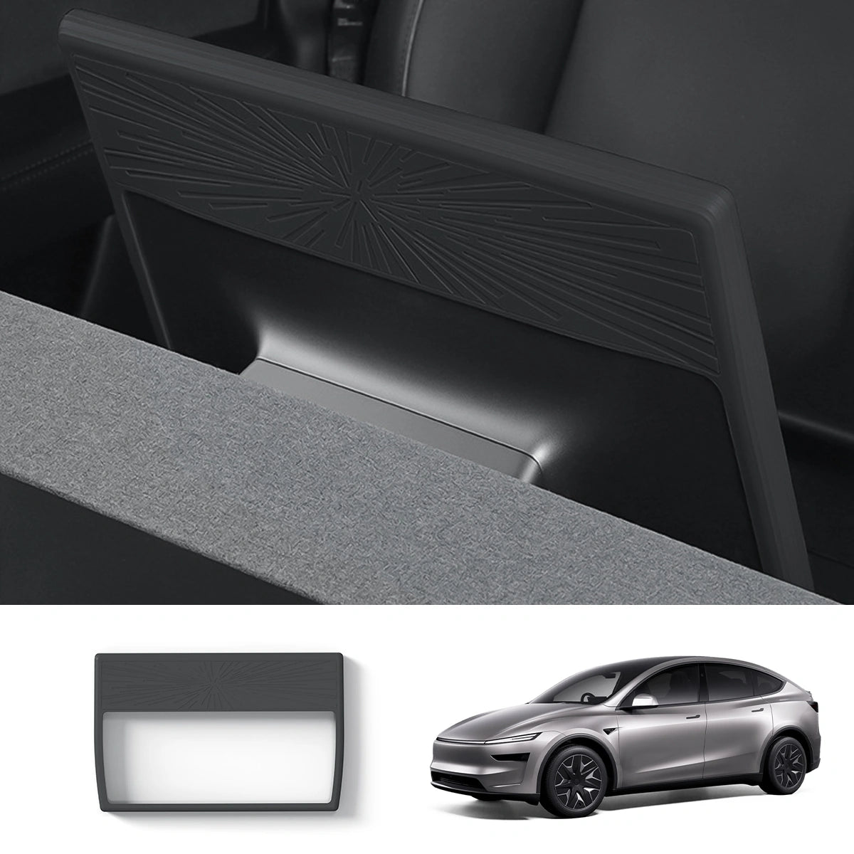 16" Silicone Center Screen Protector Frame for Tesla Model YL 6-Seater 2026+