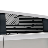 Bakfönster American Flag Vinyl Stickers (2PCS) för Tesla Cybertruck