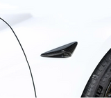 [Real Carbon Fiber] Turn Signal Camera Overlay Covers For Tesla Model Y Juniper 2025+ (2 Pcs)