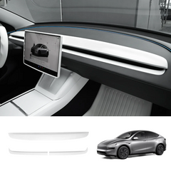 White Interior Upgrade Kit For Tesla Model Y Juniper 2025+