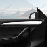 Kit de atualização de interior branco Tesla fosco para Model Y