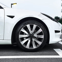 18'' Aero Hubcaps Wheel Covers for Tesla Model 3 (2017–2023) – Helix 2.0 Style (Set of 4) - T-Launch