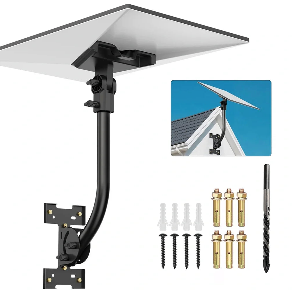 180° Adjustable Waterproof Roof & Wall Mount Bracket for Starlink Gen 3