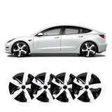 Model 3 18'' Aero Wheels Cover Wieldoppen Vervanging 4PCS voor Tesla (2017-2023)