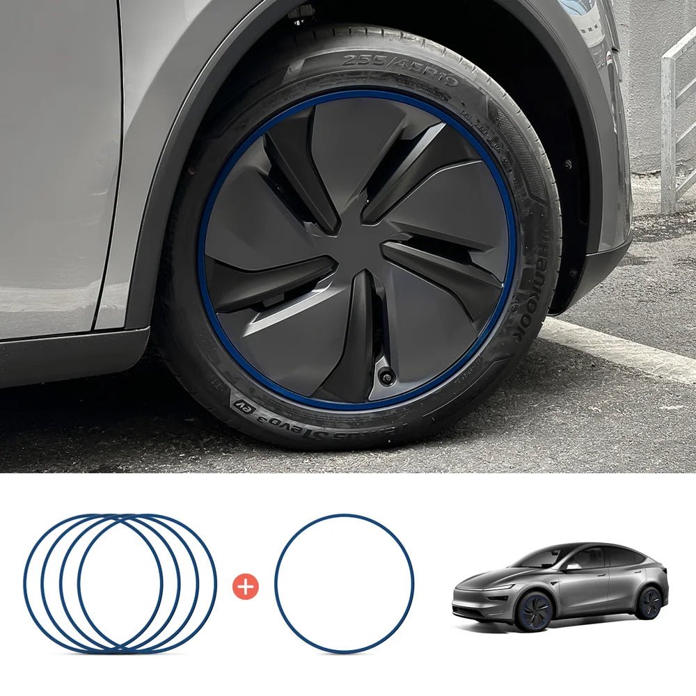 19'' Crossflow Aluminum Alloy Wheel Rim Protectors for Tesla Model Y Juniper 2025+ - T-Launch