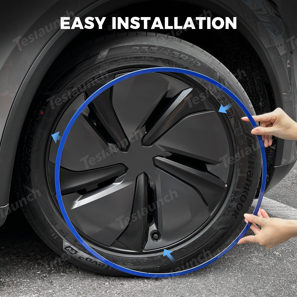 19'' Crossflow Aluminum Alloy Wheel Rim Protectors for Tesla Model Y Juniper 2025+ - T-Launch