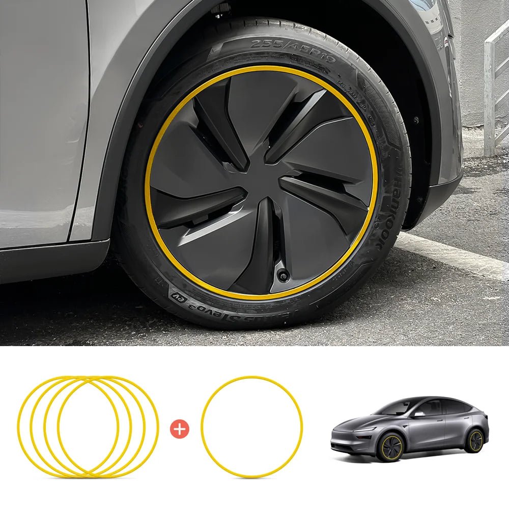19'' Crossflow Aluminum Alloy Wheel Rim Protectors for Tesla Model Y Juniper 2025+ - T-Launch